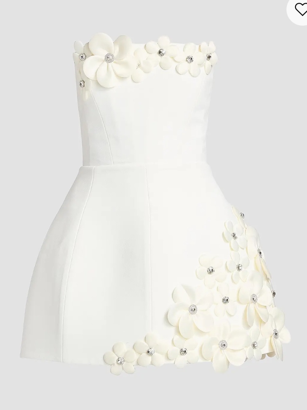 Bronx Banco
Estelle 3D Floral Strapless Minidress - Picture 1 of 8
